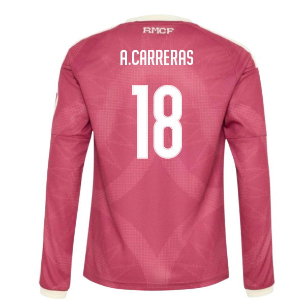 2026-2027 Real Madrid Long Sleeve Third Shirt (Kids) (A.Carreras 18)