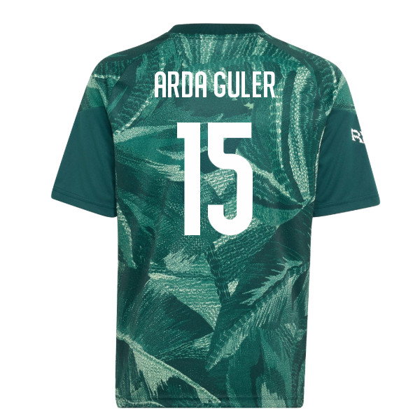 2026-2027 Real Madrid Pre-Match Shirt (Aurora Ivy) - Kids (Arda Guler 15)