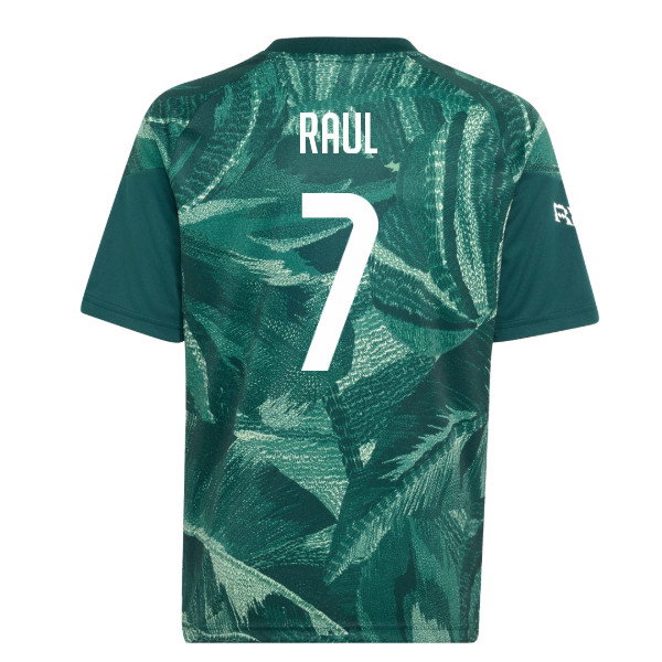 2026-2027 Real Madrid Pre-Match Shirt (Aurora Ivy) - Kids (Raul 7)