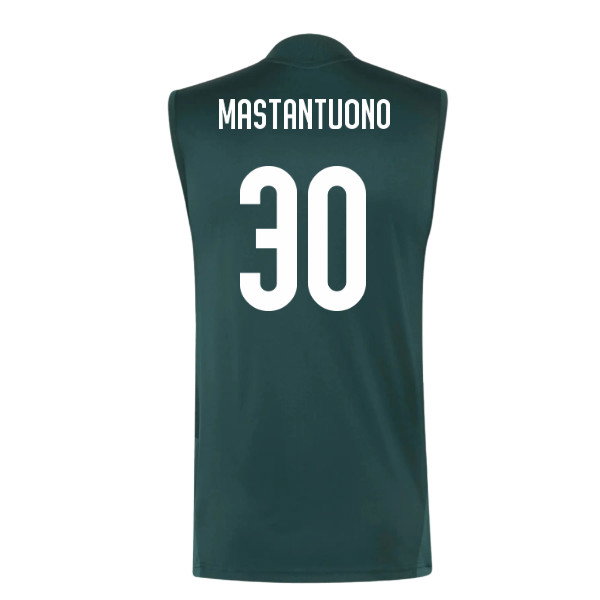 2026-2027 Real Madrid Sleeveless Training Jersey (Aurora Ivy) (Mastantuono 30)