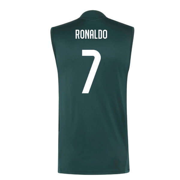 2026-2027 Real Madrid Sleeveless Training Jersey (Aurora Ivy) (Ronaldo 7)