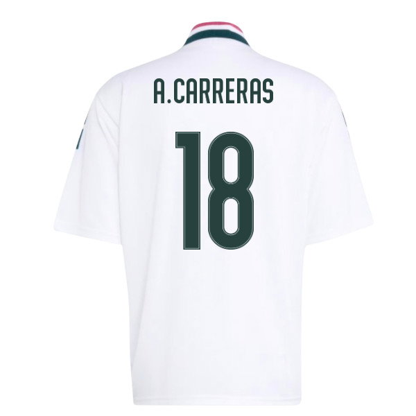 2026-2027 Real Madrid Stadium Jersey (White) (A.Carreras 18)