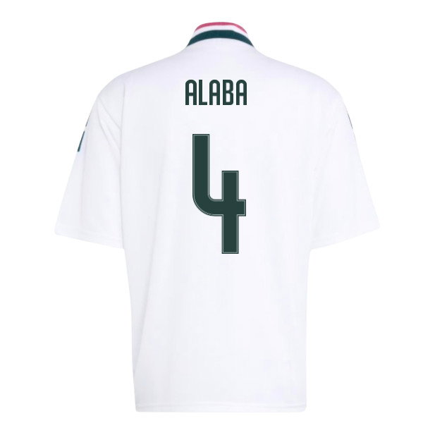 2026-2027 Real Madrid Stadium Jersey (White) (Alaba 4)