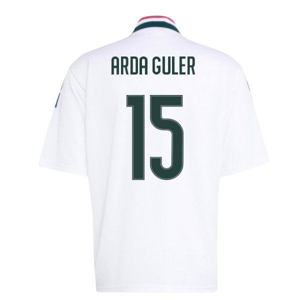 2026-2027 Real Madrid Stadium Jersey (White) (Arda Guler 15)
