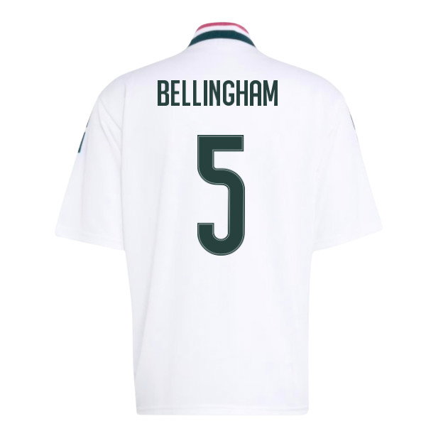 2026-2027 Real Madrid Stadium Jersey (White) (Bellingham 5)