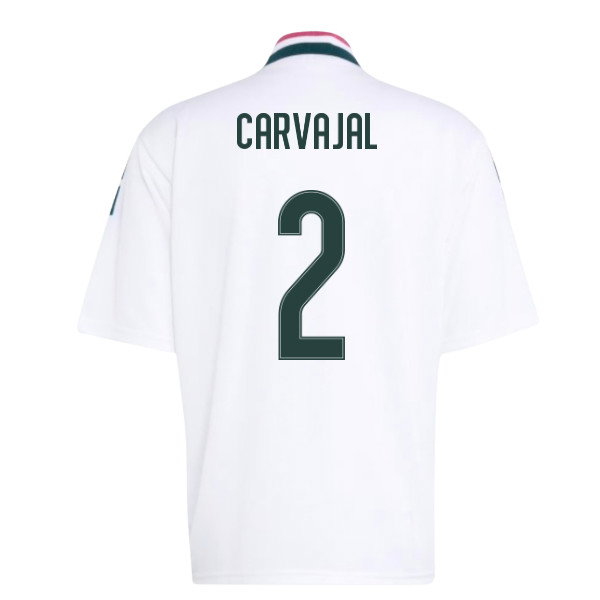 2026-2027 Real Madrid Stadium Jersey (White) (Carvajal 2)