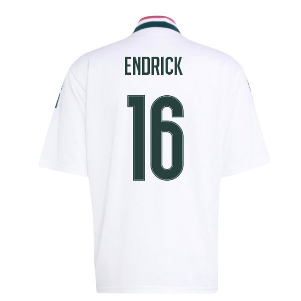 2026-2027 Real Madrid Stadium Jersey (White) (Endrick 16)