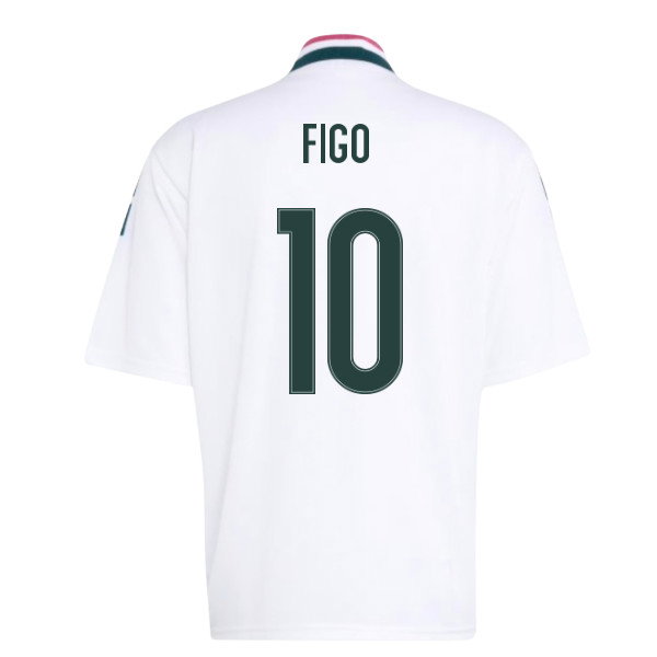 2026-2027 Real Madrid Stadium Jersey (White) (Figo 10)