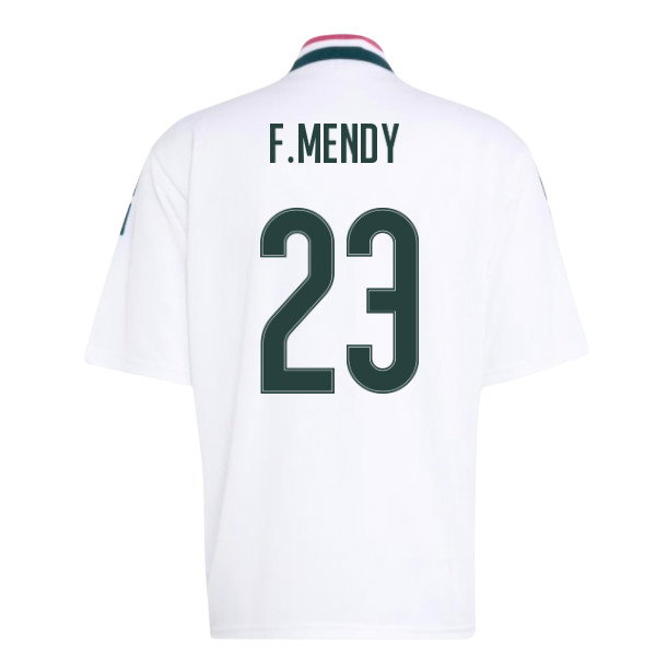 2026-2027 Real Madrid Stadium Jersey (White) (F.Mendy 23)