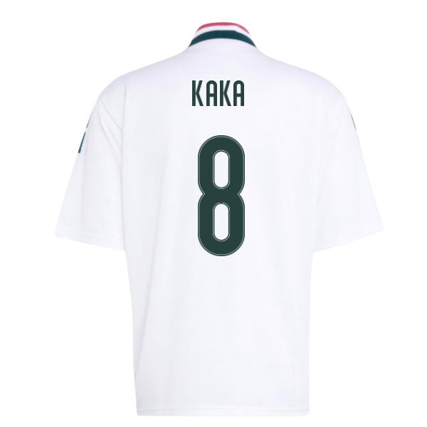 2026-2027 Real Madrid Stadium Jersey (White) (Kaka 8)