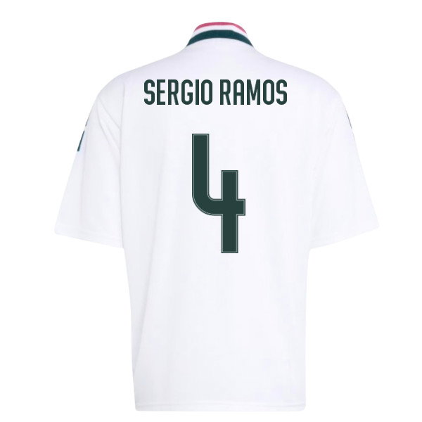 2026-2027 Real Madrid Stadium Jersey (White) (Sergio Ramos 4)