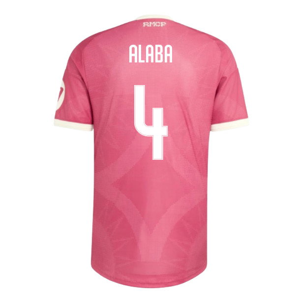 2026-2027 Real Madrid Third Authentic Shirt (Pink) (Alaba 4)