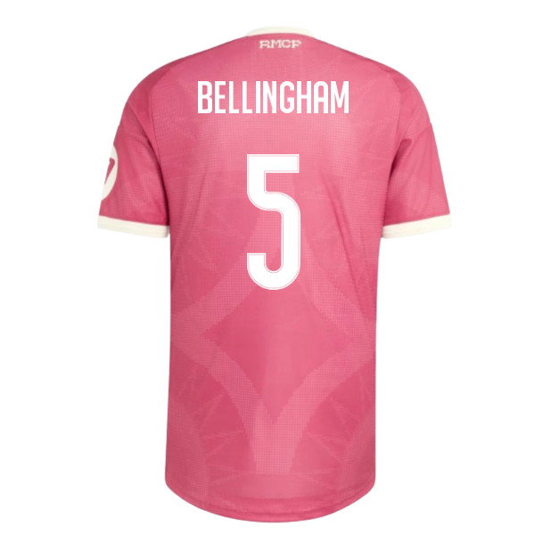 2026-2027 Real Madrid Third Authentic Shirt (Pink) (Bellingham 5)