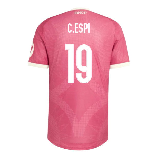 2026-2027 Real Madrid Third Authentic Shirt (Pink) (C.Espi 19)
