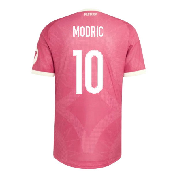 2026-2027 Real Madrid Third Authentic Shirt (Pink) (Modric 10)