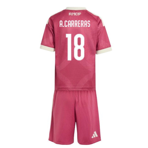 2026-2027 Real Madrid Third Mini Kit (A.Carreras 18)