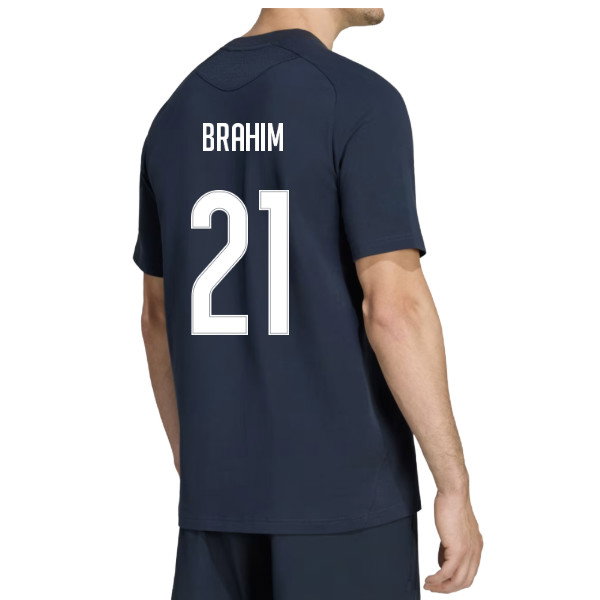 2026-2027 Real Madrid Tiro Travel Tee (Navy) (Brahim 21)