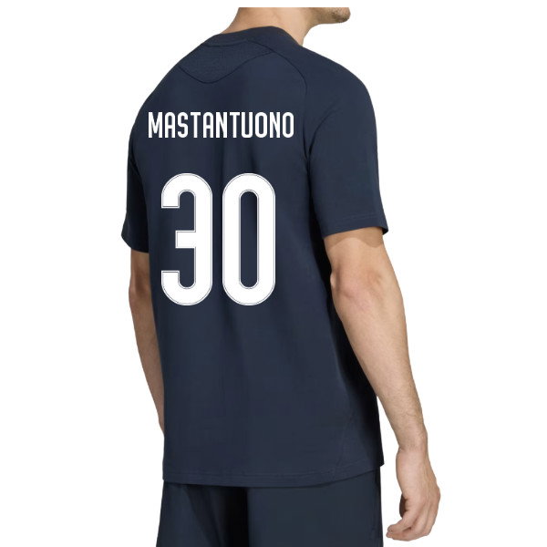 2026-2027 Real Madrid Tiro Travel Tee (Navy) (Mastantuono 30)