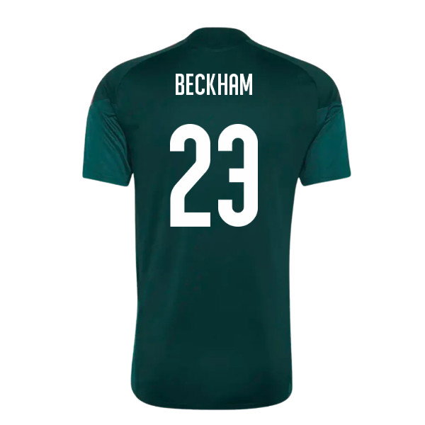 2026-2027 Real Madrid Training Jersey (Aurora Ivy) (Beckham 23)