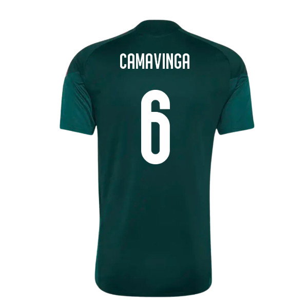 2026-2027 Real Madrid Training Jersey (Aurora Ivy) (Camavinga 6)