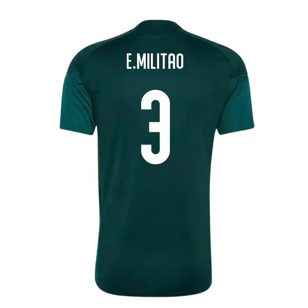 2026-2027 Real Madrid Training Jersey (Aurora Ivy) (E.Militao 3)