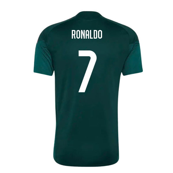 2026-2027 Real Madrid Training Jersey (Aurora Ivy) (Ronaldo 7)