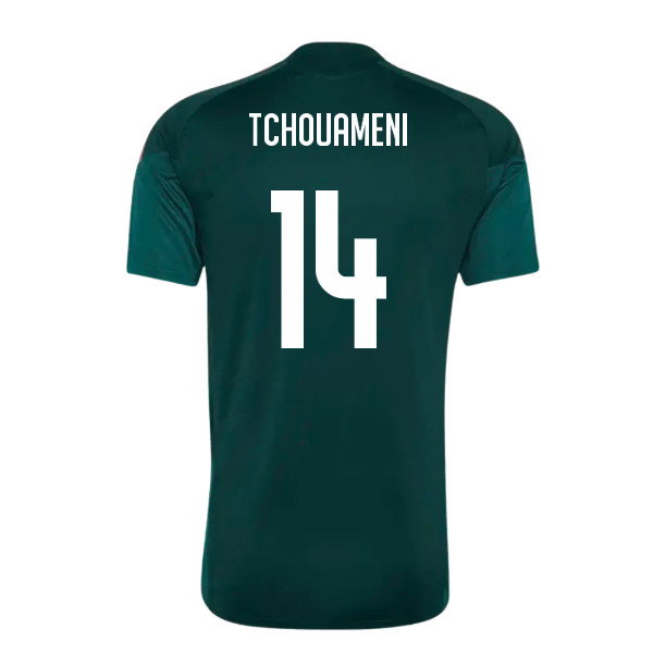 2026-2027 Real Madrid Training Jersey (Aurora Ivy) (Tchouameni 14)