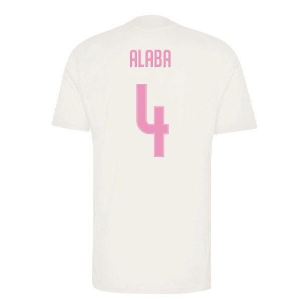 2026-2027 Real Madrid Training Jersey (Ivory) (Alaba 4)