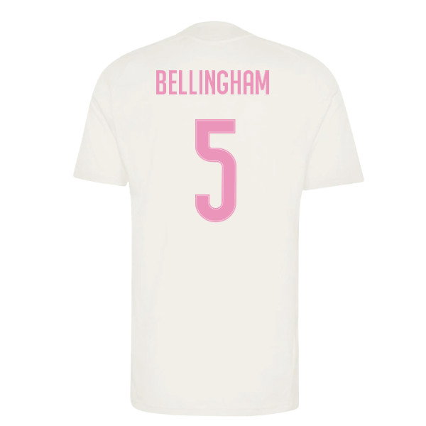 2026-2027 Real Madrid Training Jersey (Ivory) (Bellingham 5)