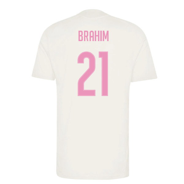 2026-2027 Real Madrid Training Jersey (Ivory) (Brahim 21)