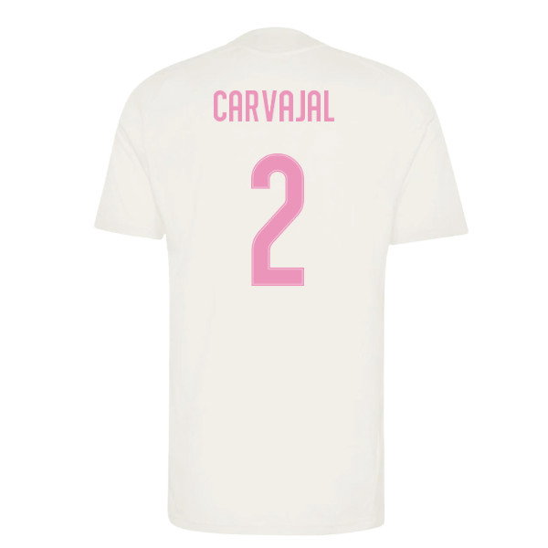 2026-2027 Real Madrid Training Jersey (Ivory) (Carvajal 2)