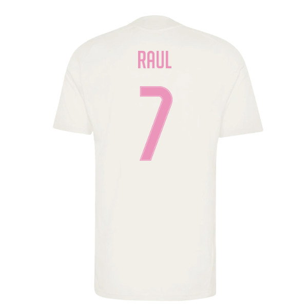 2026-2027 Real Madrid Training Jersey (Ivory) (Raul 7)