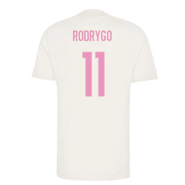 2026-2027 Real Madrid Training Jersey (Ivory) (Rodrygo 11)