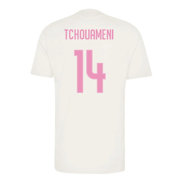 2026-2027 Real Madrid Training Jersey (Ivory) (Tchouameni 14)