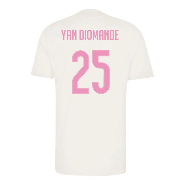 2026-2027 Real Madrid Training Jersey (Ivory) (Yan Diomande 25)