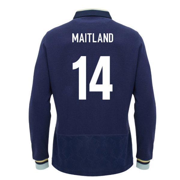 2026-2027 Scotland Home LS Cotton Rugby Shirt (Kids) (Maitland 14)