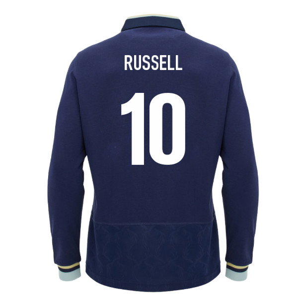 2026-2027 Scotland Home LS Cotton Rugby Shirt (Kids) (Russell 10)