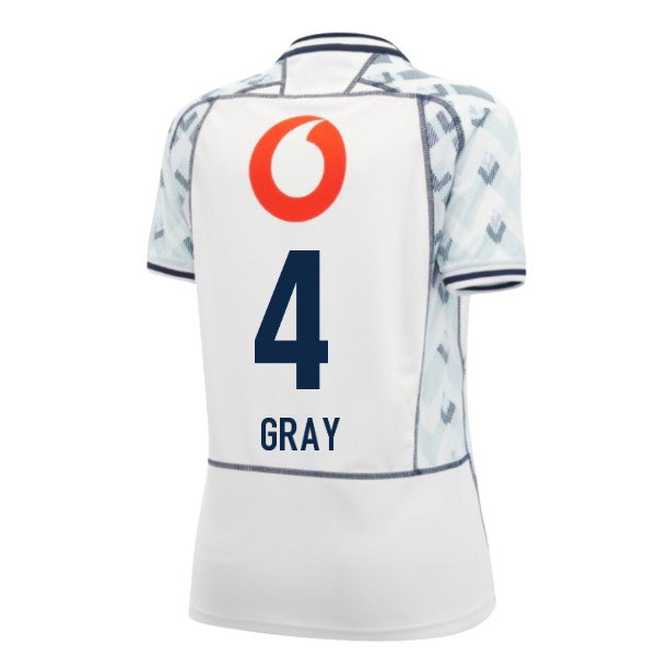2026-2027 Scotland Rugby Away Poly Shirt - Womens (Gray 4)