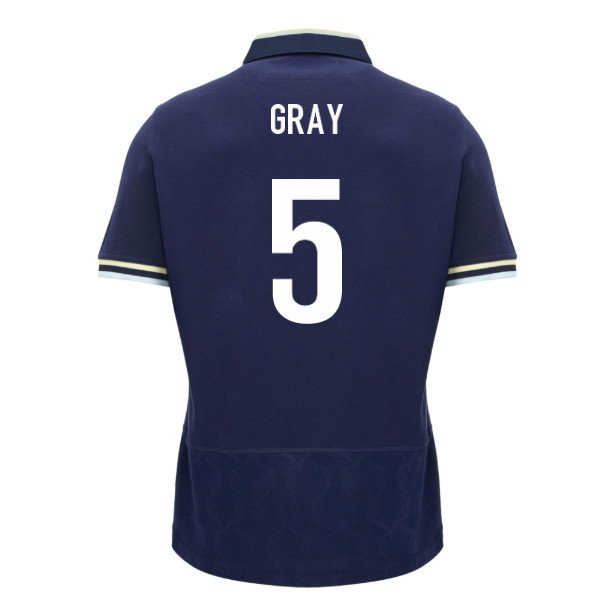 2026-2027 Scotland Rugby Home Cotton SS Shirt (Gray 5)