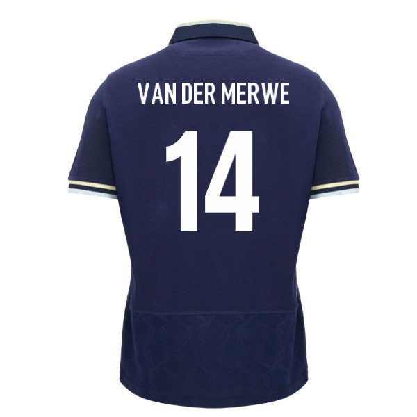 2026-2027 Scotland Rugby Home Cotton SS Shirt (Van Der Merwe 14)