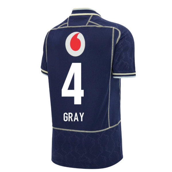 2026-2027 Scotland Rugby Home Replica Shirt (Kids) (Gray 4)