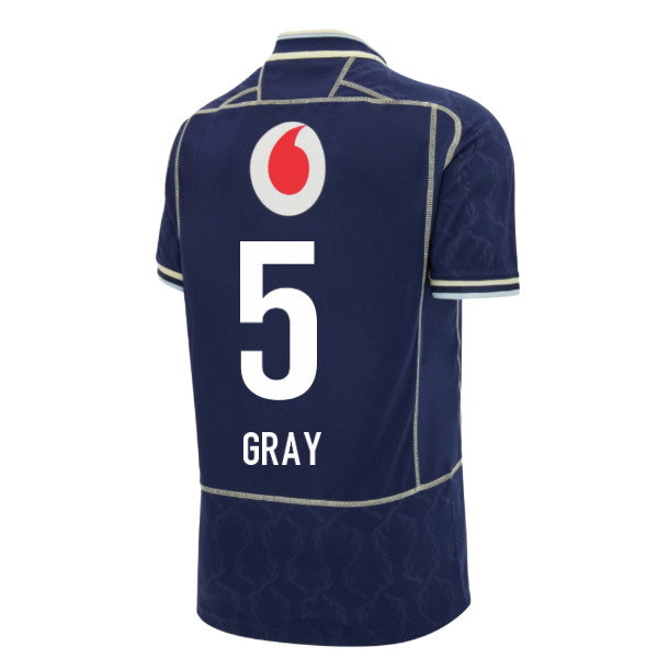 2026-2027 Scotland Rugby Home Replica Shirt (Kids) (Gray 5)