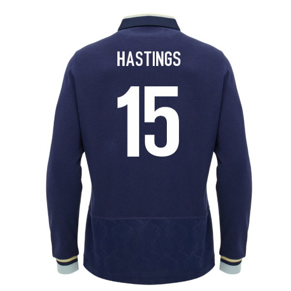 2026-2027 Scotland Rugby LS Cotton Home Shirt (Hastings 15)