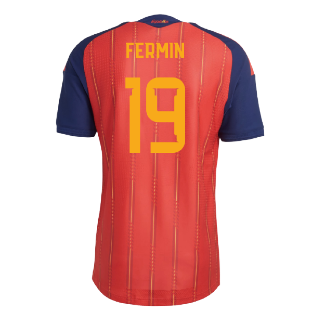 2026-2027 Spain Authentic Home Shirt (Fermin 19)