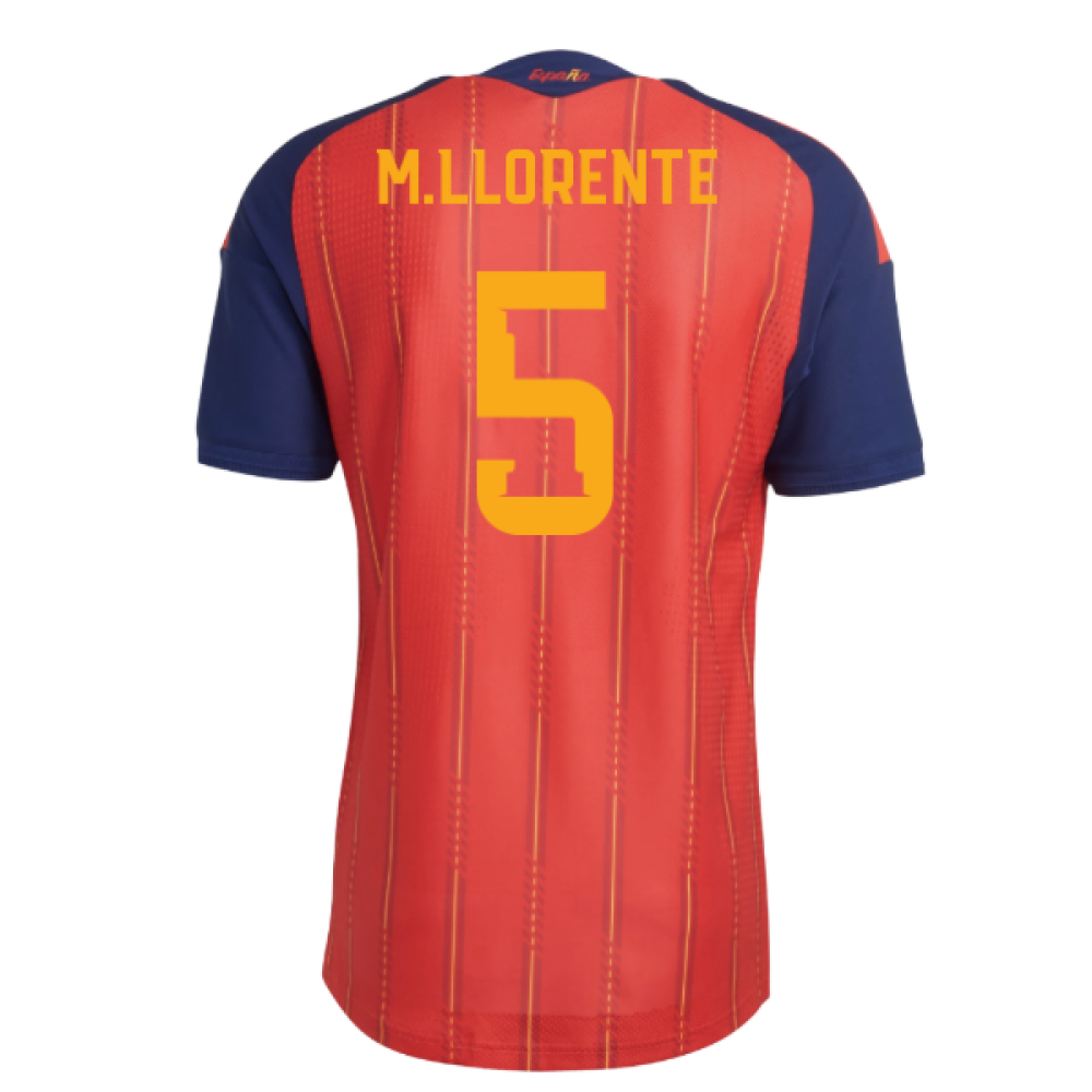 2026-2027 Spain Authentic Home Shirt (M.Llorente 5)