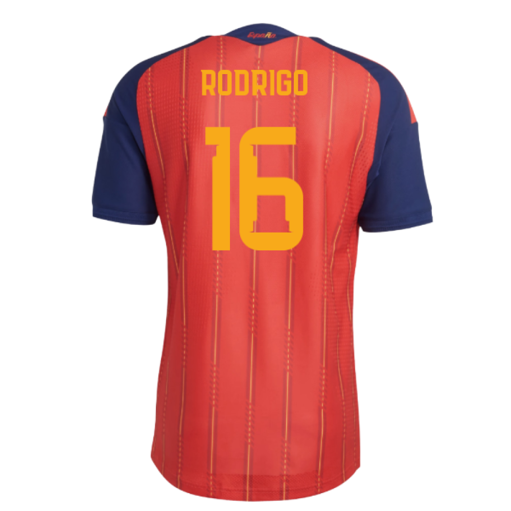 2026-2027 Spain Authentic Home Shirt (Rodrigo 16)
