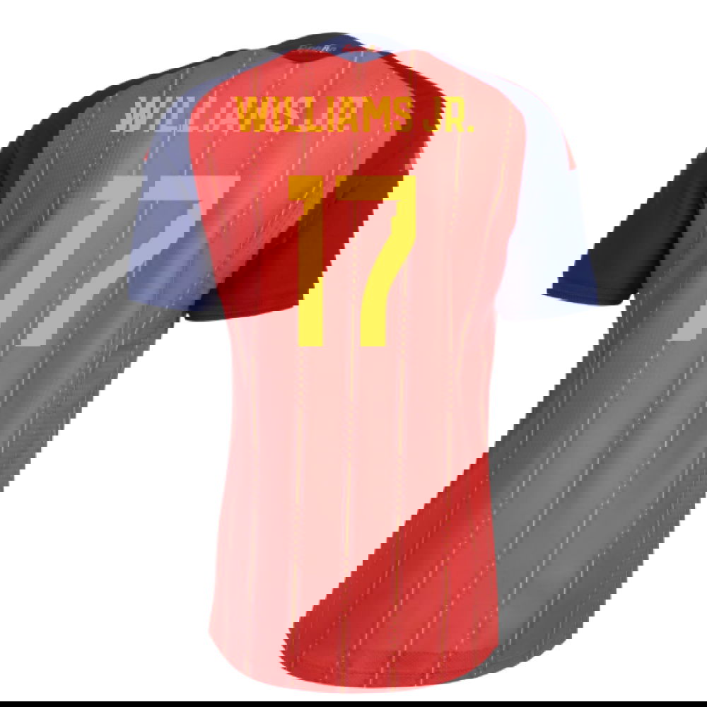 2026-2027 Spain Authentic Home Shirt (Williams Jr. 17)