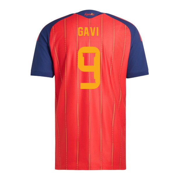 2026-2027 Spain Authentic Home WC WINNERS Shirt (Gavi 9)