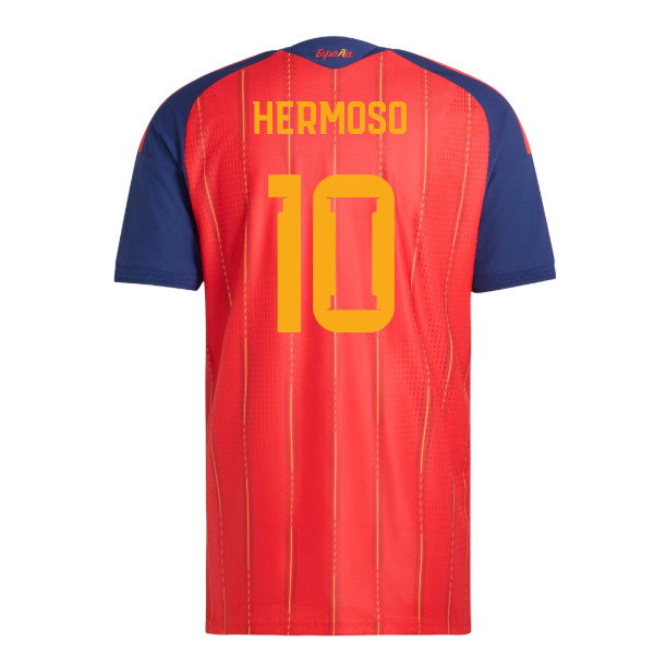 2026-2027 Spain Authentic Home WC WINNERS Shirt (Hermoso 10)