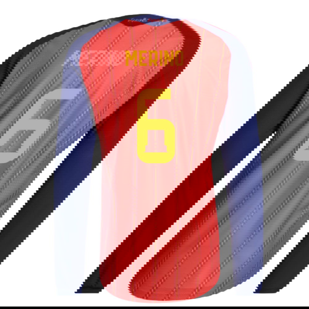 2026-2027 Spain Authentic Long Sleeve Home Shirt (Merino 6)